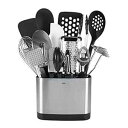 OXO グッドグリップ 日常用キッチン用品 15 点セット シルバー OXO Good Grips 15-Piece Everyday Kitchen Uten...