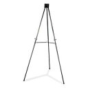 Lorell 伸縮式アルミニウム ディスプレイ イーゼル 調節可能な脚付き、66 インチ、ブラック Lorell Telescoping Aluminum Di...