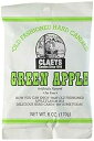 Claey's グリーンアップル ハードキャンディ (2袋) Claeys Claey's Green Apple Hard Candy (2 Bags)