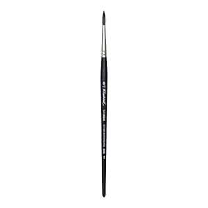 Raphael SoftAqua Synthetic Squirrel Watercolor Brush, Round, 8, Black