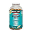 カークランド オメガ-3 フィッシュオイル 1000mg 300 ソフトジェル Kirkland Signature Kirkland Omega-3 Fish...