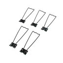 MTMTOOL ブラック イーゼル バック ネジ付き 額縁アート 5個パック MTMTOOL Black Easel Back with Screws for ...