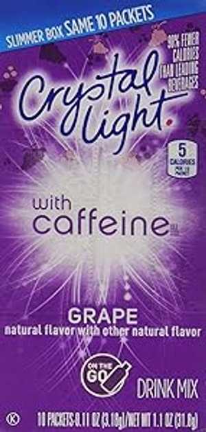 Crystal Light On The Go Packets, Grape, 10 CT