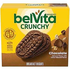 belVita チョコレート ブレックファスト ビスケット 5 パック (1 パックあたりビスケット 4 枚) belVita Chocolate Breakfast Biscuits, 5 Packs (4 Biscuits Per Pack)