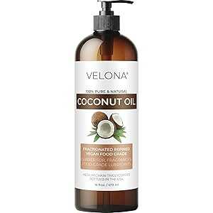 velona Coconut Oil 16 oz 100% Pure and Natural Carrier Oil Fractionated, Ultra Refined Skin, Face, Body, Hair Care Use Today - Enjoy Results velona Coconut Oil 16 oz 100% Pure and Natural Carrier Oil Fractionated, Ultra Refined Skin, Face, Body, Hair Care Use Today - Enjoy Results