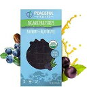 Peaceful Fruits 100% フルーツ ストリップ (ブルーベリー、12 個) Peaceful Fruits 100% Fruit Strips (Blueberry, 12 count)
