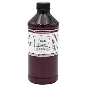 LorAnn クリームチーズベーカリーエマルジョン、16 オンスボトル LorAnn Oils LorAnn Cream Cheese Bakery Emulsion, 16 ounce bottle