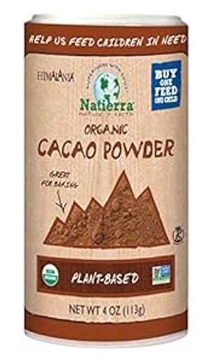 NATIERRA ヒマラニア オーガニック カカオ パウダー シェーカー 非遺伝子組み換え&ビーガン 4オンス NATIERRA Himalania Organic Cacao Powder Shaker Non-GMO & Vegan 4 Ounce