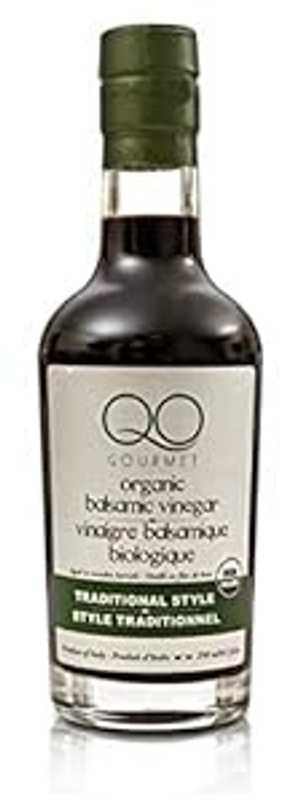 QO モデナ産オーガニック濃厚熟成バルサミコ酢 酸度4% グルメな伝統的なスタイル 濃厚プレミアムイタリ..