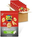RITZ クリスプ&シンズクリームチーズ&オニオンチップス、6~7.1オンスバッグ RITZ Crisp and Thins Cream Cheese and Onion Chips, 6 - 7.1 oz Bags
