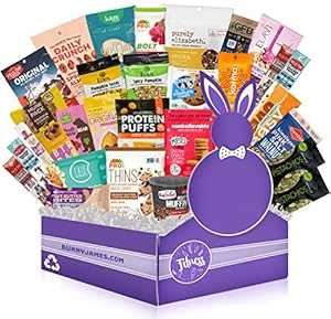 BUNNY · JAMES · High Protein Healthy Snacks Fitness Box: Mix...