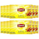 Lipton Tea Bags, Iced or Hot Black Tea, Can Support Heart Health, 50 Tea Bags(Pack of 12)