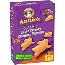 Annie’s Annie's Organic Cheddar Bunnies Snack Crackers, Extra Cheesy, Baked With Real Cheese, 7.5 oz.