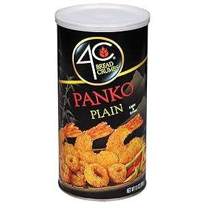 4C Premium Bread Crumbs, Panko Plain, Flavorful Crispy Crunchy, Value Pack (Panko Plain, 13 Ounce (Pack of 1))