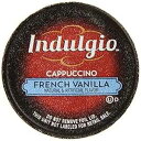 インダルジオ フレンチ バニラ カプチーノ シングルサーブ キューリグ K カップ ブルワーズ用、48 個 Indulgio French Vanilla Cappuccino Single Serve for Keurig K-Cup Brewers, 48 Count
