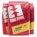 等価交換エチオピアオーガニックコーヒー粉、12オンスパッケージ(3個パック) Equal Exchange Ethiopian Organic Coffee Ground, 12-Ounce Packages (Pack of 3)