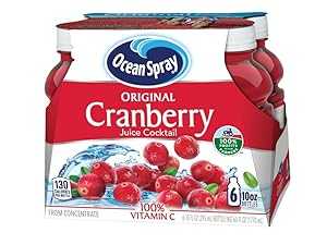 Ocean Spray Cranberry Cocktail Juice Drink, (Pack of 6) 10 Ounce, 60 F...