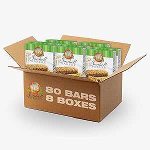 Sunbelt Bakery Oats & Honey Chewy Granola Bars, 80-1.0 OZ Bars (8 Boxe...