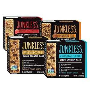 Junkless JUNKLESS Chewy Granola Bar Variety PackС (6 x 1.1 oz С/Ȣ &...