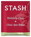 Stash Tea ホリデーチャイ紅茶、ティーバッグ100個入りボックス Stash Tea Holiday Chai Black Tea, Box of 100 Tea Bags