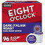 Eight O'Clock Coffee ダークイタリアンローストシングルサーブキューリグ Kカップポッド、ミディアム..