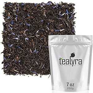 Tealyra - クリーム アール グレイ - クラシック ブラック ルーズリーフ ティー - 柑橘系のバニラ風味 ..