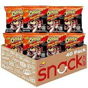 Cheetos Cheese Flavored Snacks, Flamin' Hot Crunchy, 1 Ounce (Pack of 40)
