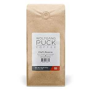 Wolfgang Puck Coffee, Chef's Reserve, Ground, 1 lb. bag (Pack of 1)