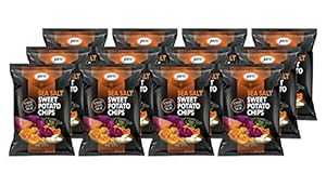 Jans Root Chips (海塩スイートポテトチップス、12 x 3オンス) Jans Root Chips (Sea Salt Sweet Potat..