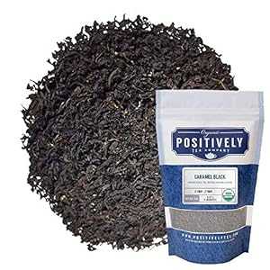 Organic Positively Tea Company、キャラメル紅茶、ルーズリーフ、4オンス Organic Positively Tea Company, Caramel Black Tea, Loose Leaf, 4 Ounce