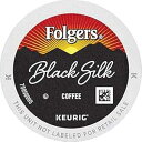 フォルジャーズ ブラック シルク ダーク ロースト コーヒー、キューリグ K カップ ポッド 128 個 FOLGERS K CUPS Folgers Black Silk Dark Roast Coffee, 128 Keurig K-Cup Pods