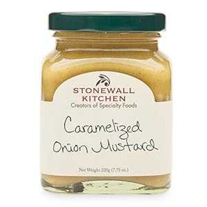 Stonewall Kitchen キャラメルオニオンマスタード、7.75オンス Stonewall Kitchen Caramelized Onion Mustard, 7.75 Ounces