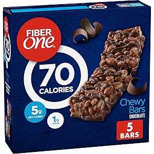 Fiber One 70 カロリー噛み応えのあるスナックバー、チョコレート、5 ct Fiber One 70 Calorie Chewy Snack Bars, Chocolate, 5 ct
