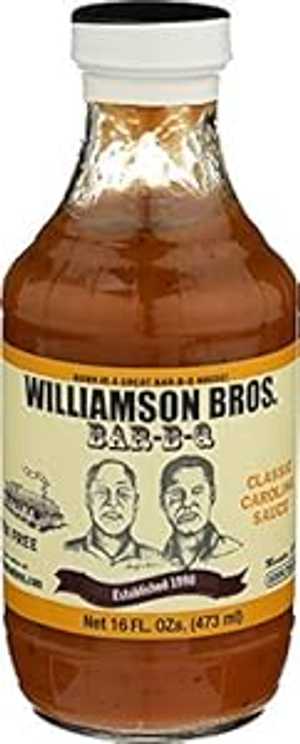 Williamson Bros. クラシック カロライナ BBQ ソース、16 液量オンス Williamson Bros. Classic Carolina Bbq Sauce, 16 Fl Oz
