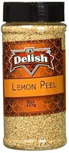 おいしい粒状レモンピール、8オンス Its Delish Granulated Lemon Peel, 8 Ounce おいしい粒状レモンピール、8オンス Its Delish Granulated Lemon Peel, 8 Ounce