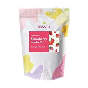 Bossen タピオカ ティー パウダー ミックス - ストロベリー - 2.2 ポンド Bossen Bubble Tea Powder Mi..