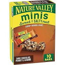 Nature Valley Mini Granola Bars, Sweet and Salty Nut, Dark Chocolate Peanut Almond, 10 Bars, 7.5 OZ