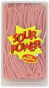サワーパワー ピンクレモネード風味のキャンディストロー、49.4オンス Sour Power Pink Lemonade Flavored Candy Stra...