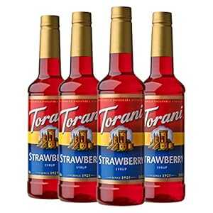 Torani Syrup, Strawberry, 25.4 Ounce (Pack of 4)