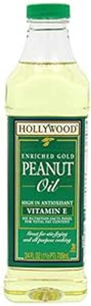ハリウッド エンリッチド ゴールド ピーナッツ オイル、24 オンス Hollywood Enriched Gold Peanut Oil, 24 Oz