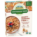 シリアル Cascadian Farm オーガニック ハーティ モーニング ファイバー シリアル、14.6 オンス Cascadian Farm Organic Hearty Morning Fiber Cereal, 14.6 oz