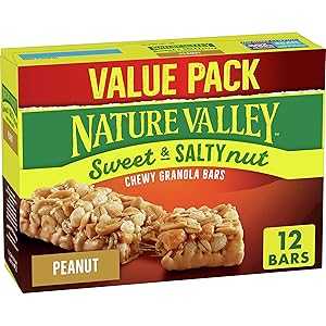 Nature Valley Granola Bars, Sweet and Salty Nut, Peanut, 12 Bars, 14.4...