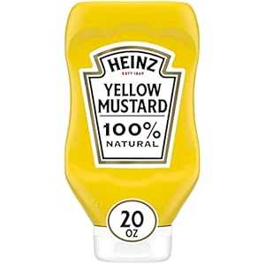 ハインツ イエロー マスタード (20 オンス ボトル)、パッケージは異なる場合があります Heinz Yellow Mustard (20 oz Bottle), Pack May Vary