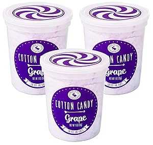 CHOCOLATE STORYBOOK Purple Grape Cotton Candy 3 Pack Unique Idea for H...