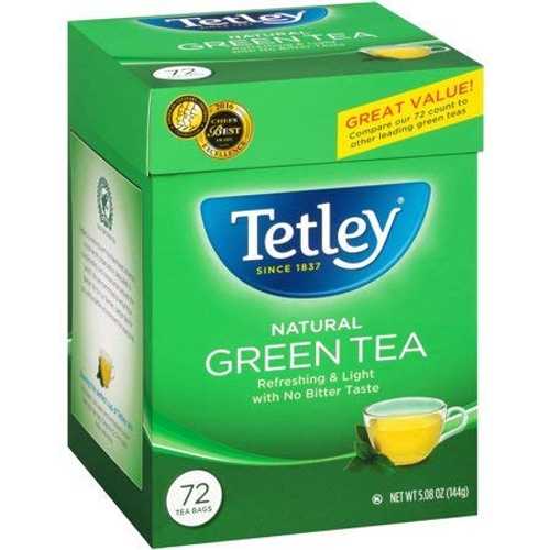 TETLEY TEA GREEN, 72 BG