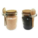 The Premier Salt Company Gourmet Pink Himalayan (10oz) & Hawaiian Black Lava(10o...