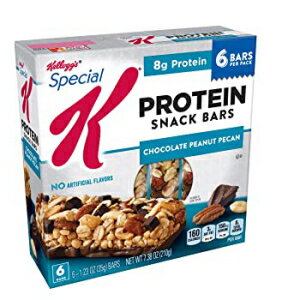 スペシャルKプロテインスナックバー、チョコレートピーナッツピーカン、7.38オンス（6カウント） Special K Protein Snack Bars, Choco..