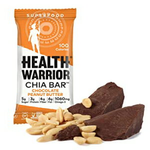 Health Warrior チョコレート ピーナッツ バター チア バー、0.88 オンス Health Warrior Chocolate Peanut Butter Chia Bar, 0.88 oz 1