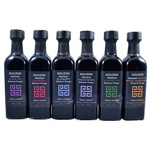 Kouzini ウルトラプレミアムバルサミコ酢 ミニ 6-60mlパック Kouzini Ultra Premium Balsamic Vinegar ..