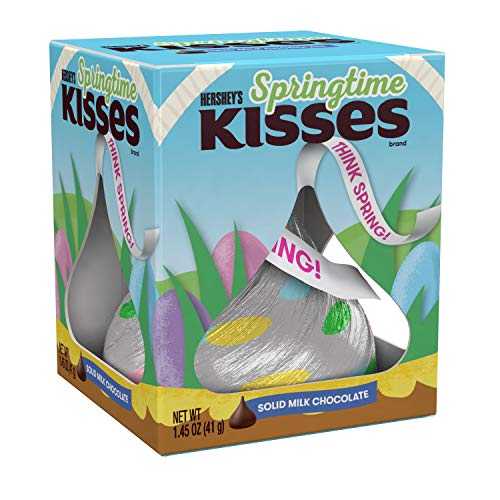 HERSHEY'S KISSES ソリッドミルクチョコレートキャンディ、ホリデー、1.45 オンスのギフトボックス (12..